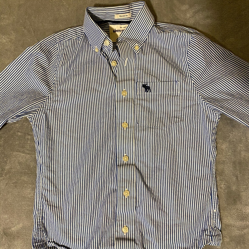 Striped Abercrombie muscled shirt